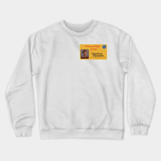 Napoleon Dynamite school ID Crewneck Sweatshirt by NickiPostsStuff